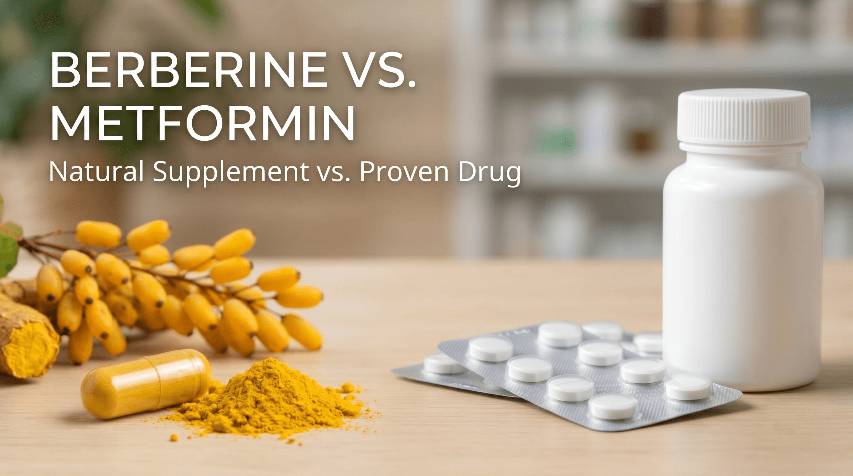 Berberine vs. Metformin: Can a Supplement Match a Diabetes Drug?