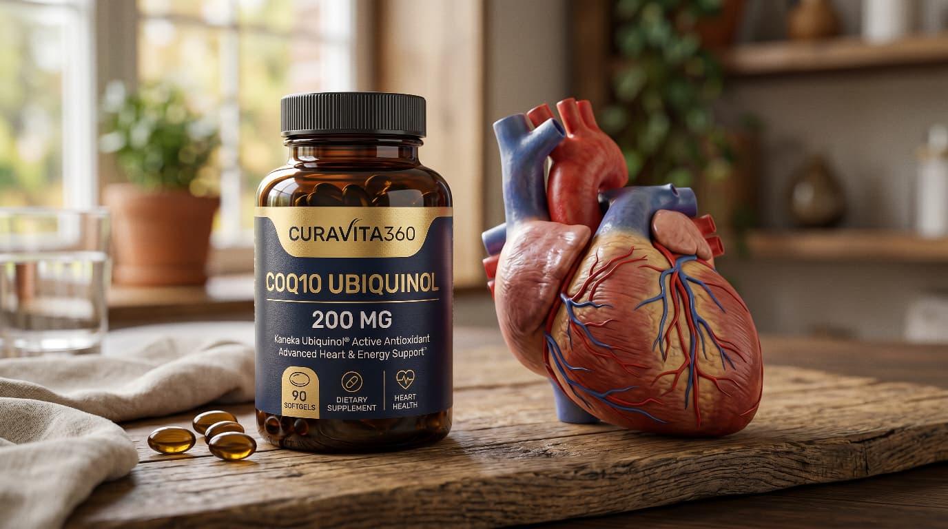 CuraVita360 CoQ10 Ubiquinol 200mg