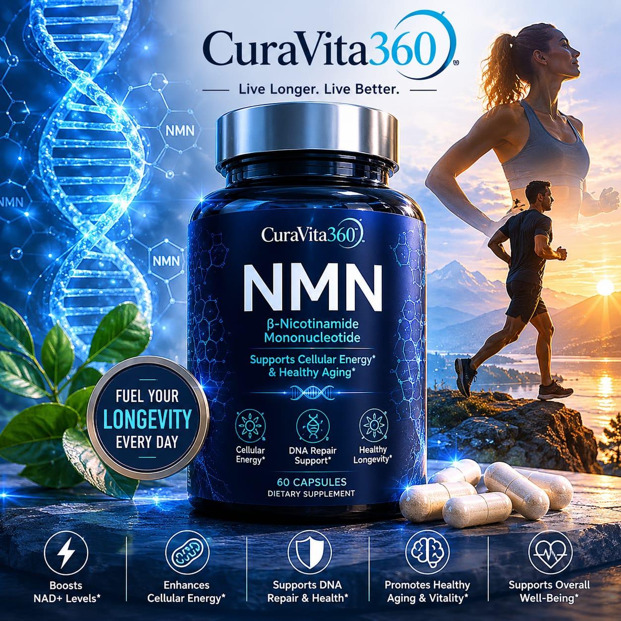 CuraVita360 NMN+ Longevity